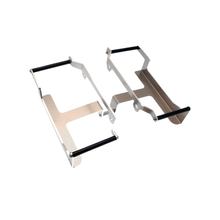 Radiatorbescherming AXP Aluminium 4mm zwart voor KTM EXC Racing Sixdays 250 / 300 cc bouwjaar 2008 - 2011