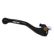 Front Brake Lever RFX Pro Forged Black for Beta RR Enduro EFI Racing, Honda CR R CRF X Kawasaki KX TM EN 80 - 530ccm Year 1987 - 2024