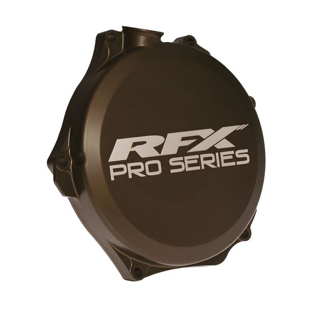 RFX Pro Clutch Cover hard anodized, 1.5mm deeper for Suzuki RM-Z 250cc Year 2007 - 2024