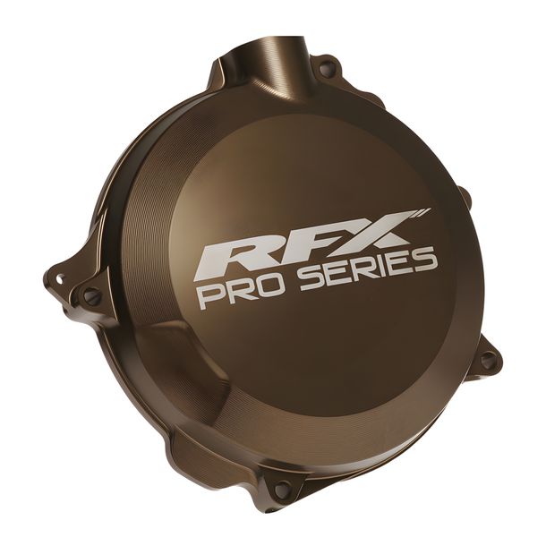 RFX Pro clutch cover hard anodized, 1.5mm deeper for KTM EXC Sixdays SX EGS 125 / 150 ccm Model Years 1998 - 2019