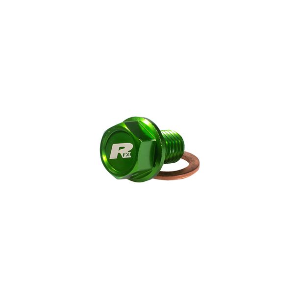 Ablassschraube RFX Pro Magnetisch M10 x 22 mm x 1,5 für Kawasaki KLX R 450 ccm Bj. 2007 - 2015