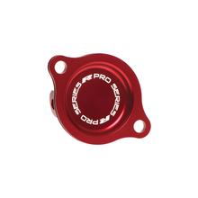 Coperchio filtro olio RFX Pro Rosso Alluminio 7075-T6 per Honda CRF R 150 ccm Anno modello 2007 - 2022