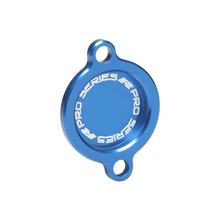 Coperchio filtro olio RFX Pro Blu Alluminio 7075-T6 per Husqvarna FC FE 250 - 450 ccm Anno 2014 - 2023