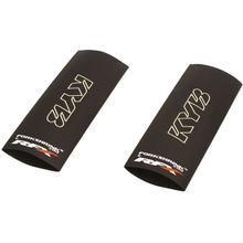 Guaina Termorestringente per Forcella Superiore Gabelschutz RFX Race Series Logo KYB bianco Protezione a 360 gradi