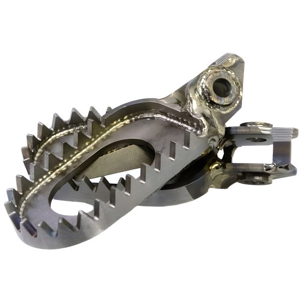 Voetsteunen RFX Factory 55mm CNC-gefreesd Aluminium voor Fantic Motor XEF XXF, Yamaha YZ F 250 / 450 ccm Bj. 2023 - 2024