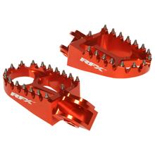 RFX Pro CNC Footrests 55mm Orange for KTM EXC Sixdays 2 Racing 4 i.e. EXC-F SX 1 50 - 525 ccm Yr. 1998 - 2024