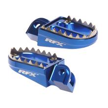 RFX Pro Footrests Blue 57mm for Husqvarna TC, KTM SX Gas MC EE 5 0 50 - 85 ccm Yr. 2003 - 2024