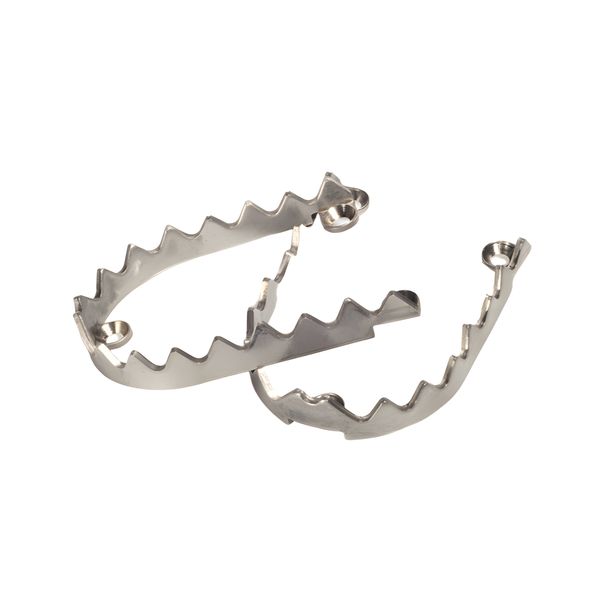 RFX Pro Stainless Steel Shark Teeth Footrest Pegs - Replacement Teeth, 2 pcs.