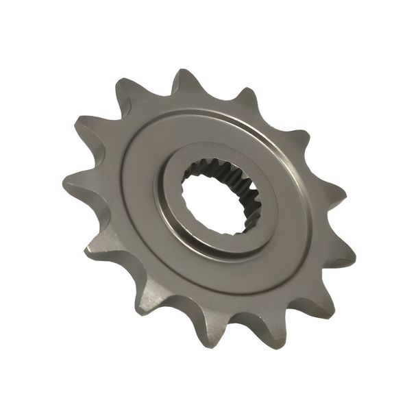 Sprocket front RFX Race 14 Teeth made of steel for Kawasaki KLE Versys KLX R KX, Suzuki GS RGV Yamaha MT-03 A WR F YZ YZF W 250 - 800 ccm