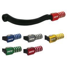 Levier de vitesses RFX Race forgé noir / vert pour Kawasaki KX F 250 ccm Année 2009 - 2024