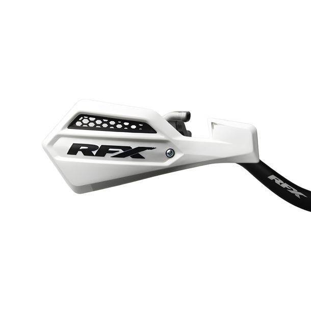 Handschutz RFX 1 Weiß/Schwarz inkl. Befestigungssatz für Beta RR Enduro Racing 250 ccm Bj. 2019 - 2024