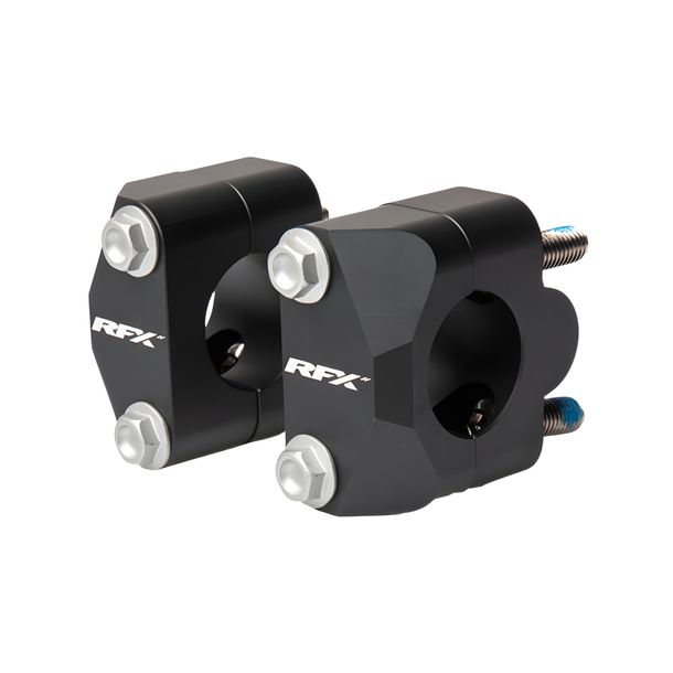Kit adattatore manubrio RFX Race 22,2 mm su 28,6 mm nero