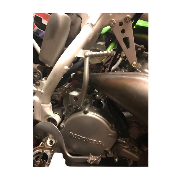 Kickstarterhebel RFX Race Silber für Honda CR R 125 ccm Bj. 1985 - 1997