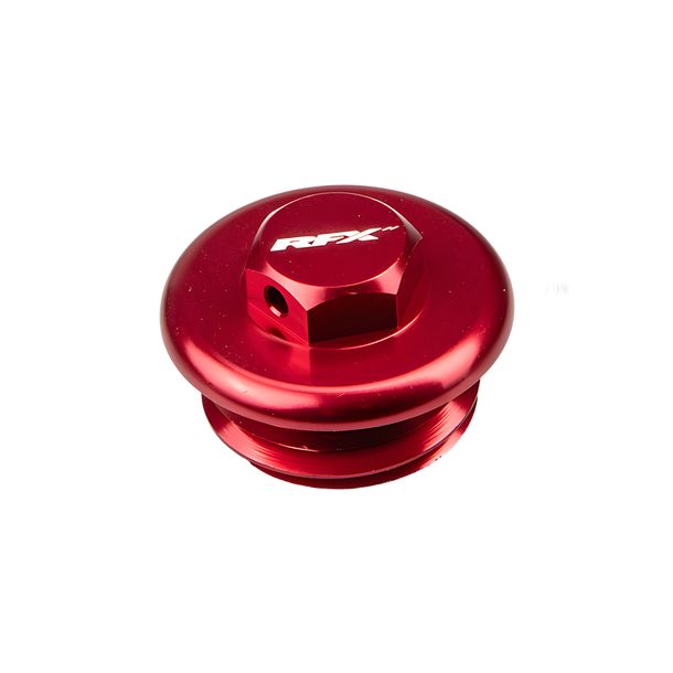Ölfüllstopfen RFX Pro Series 7075-T6 Aluminium 13mm Sechskant rot für Honda CRF R RX 250 / 450 ccm Bj. 2018 - 2024