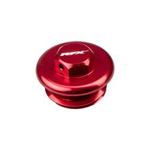 Oil Fill Plug RFX Pro Series 7075-T6 Aluminium 13mm Hex Red for Honda CRF R RX 250 / 450ccm Year 2018 - 2024