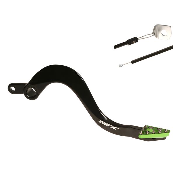 Palanca de freno trasera Rueda Delantera RFX Pro ST Negro / Verde