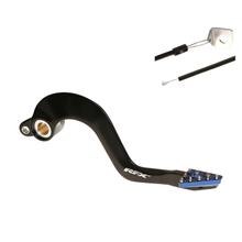 Bremshebel Hinterrad RFX Pro ST hart eloxiert schwarz / blau