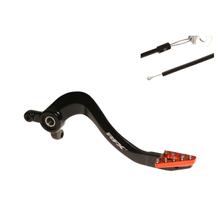 Bremshebel Hinterrad RFX Pro ST hart eloxiert schwarz / orange