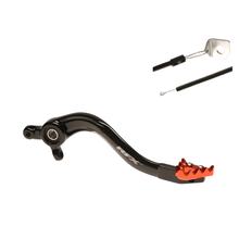 Bremshebel Hinterrad RFX Pro ST hart eloxiert schwarz / orange