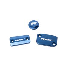 Tampa do Reservatório RFX Pro Conjunto azul Alumínio usinado CNC para Brembo e Magura