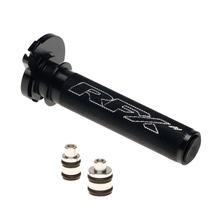 RFX Pro zwarte aluminium gasklephuls voor Husqvarna TC TE, KTM EXC Sixdays Racing SX 85 - 380 cc bouwjaar 1998 - 2024