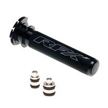 RFX Pro zwarte aluminium gasklephuls voor Gas MC F, Husqvarna FC FE TE KTM EXC Sixdays EXC-F SX-F TC Racing 250 - 501 cc modeljaar 2016 - 2024