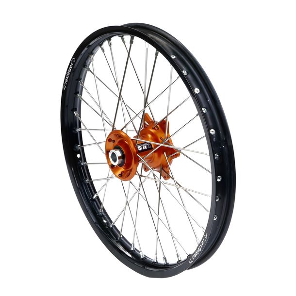Front Wheel Complete RFX Race MX 21x1.60 Aluminium for KTM EXC Sixdays EXC-F SX SX-F Racing 125 - 500 ccm Yr. 2015 - 2024