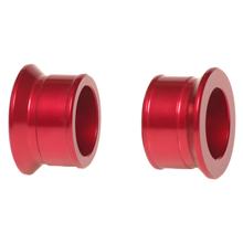 Cales d'écartement arrière RFX Pro rouges Aluminium 7075-T6 pour Honda CR R CRF X RX 125 - 450 ccm Année de fabrication 2002 - 2023