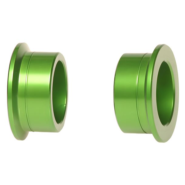 Calage de roue arrière RFX Pro vert Aluminium 7075-T6 pour Kawasaki KX F 125 / 250 cm³ Année modèle 2003 - 2022