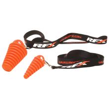 RFX Race 4-Stroke Exhaust Plug with Lanyard, orange