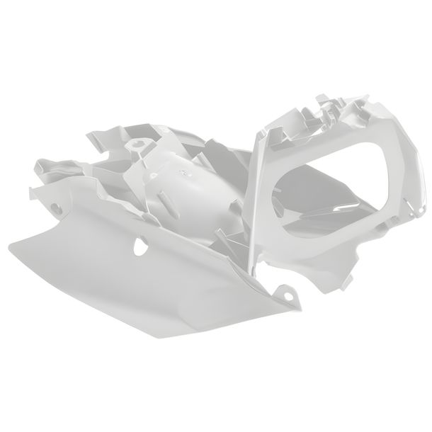 Coperchio filtro aria Racetech bianco per KTM EXC Sixdays i.e. SX SX-F Racing 125 - 500 ccm Anno 2011 - 2016