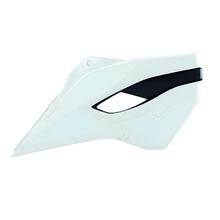 Radiator Louvers Racetech white/black for Husqvarna FC FE TC TE 125 - 501 cc Year 2014 - 2016