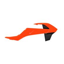 Radiator Louvers Racetech Original Design orange / black for KTM SX SX-F Racing 125 - 450 ccm Yr. 2016 - 2019