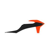 Radiator Covers Racetech Black / Orange OEM Quality for KTM SX 125 - 250cc Model Years 2019 - 2022