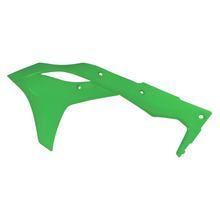 Radiator Shroud Racetech green for Kawasaki KX F 250ccm Model Years 2017 - 2019