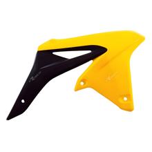 Radiator Shroud Racetech Original colour yellow / black for Suzuki RM-Z 250ccm Year of Manufacture 2010 - 2018