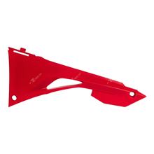 Luchtfilterhuisdeksel Racetech rood voor Honda CRF R RX 250 / 450 ccm Baujaar 2017 - 2021