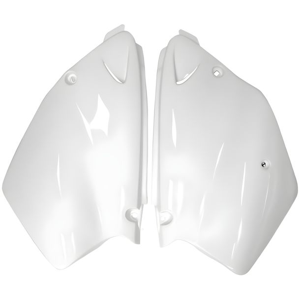 Seitenverkleidungen Racetech Weiß für Yamaha WRZ YZ WR 125 / 250 ccm Bj. 1996 - 2001