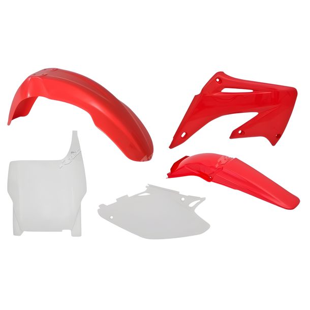 Verkleidungskit Racetech Originalfarbe rot / weiß für Honda CR R 125 / 250 ccm Bj. 2004 - 2007