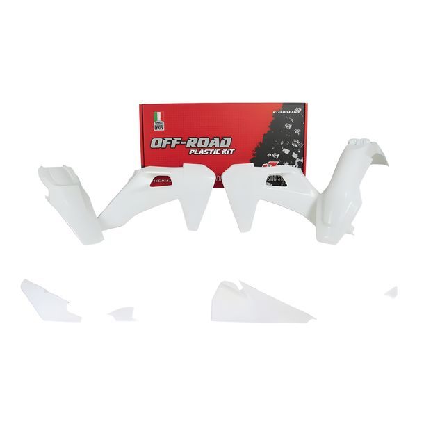 Verkleidungskit Racetech Weiß für Husqvarna FE TE TC 150 - 501 ccm Bj. 2020 - 2023