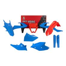 Fairing Kit Racetech Limited Edition vintage blue / orange for KTM EXC Sixdays EXC-F 125 - 500 cc Model Years 2017 - 2023