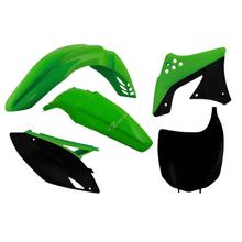 Kit de carenado Racetech Color Original 2012 verde / blanco para Kawasaki KX F 250 ccm Año 2009 - 2012