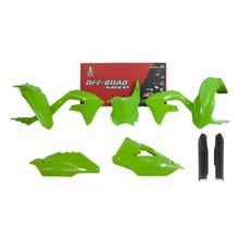 Kit de Carenagem Racetech 6 peças com Protetor de Garfo para Kawasaki KX F X 250 / 450 ccm Ano 2019 - 2024