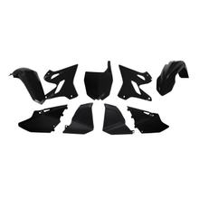 Fairing Kit Racetech Replica black for Yamaha YZ WR X 125 / 250 cc Model Years 2002 - 2021