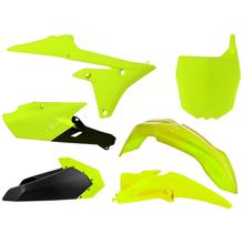Fairing Kit Racetech yellow neon / black for Yamaha YZ F 250 / 450 cc Model Years 2014 - 2018