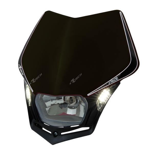 Scheinwerfer LED Racetech V-Face schwarz