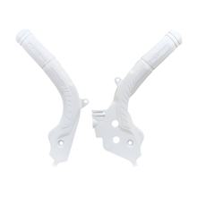Rahmenschutz Racetech Bi-Material Weiß für Gas MC F, Husqvarna FC FE FS TE KTM SX SX-F TC TX EXC-F Sixdays 125 - 501 ccm Bj. 2014 - 2024