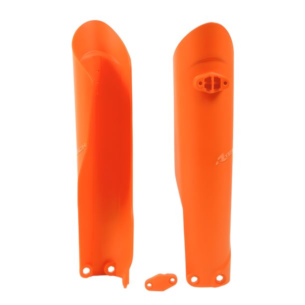 Protège-fourche Racetech couleur d'origine 2017 pour KTM EXC Sixdays SX SX-F EXC-F Racing SMR i Supermoto 125 - 500 ccm Année de fabrication 2015 - 2023