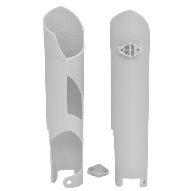 Protectores de horquilla Racetech blancos para Husaberg FE, Husqvarna TC TE Gas EC 125 - 511 ccm Año 1995 - 2016