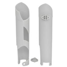 Protetores de Garfo Racetech branco para Husaberg FE, Husqvarna TC TE Gas EC 125 - 511 ccm Ano 1995 - 2016
